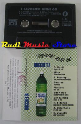 MC FAVOLOSI ANNI 60 PROMO ROCCHETTA PAOLI MINA ADRIANO CELENTANO no cd lp dvd 