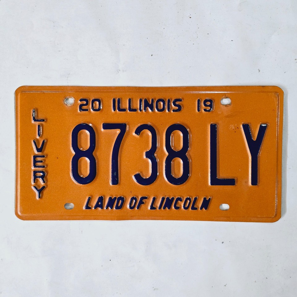 2019 ILLINOIS TAXI & LIVERY LICENSE PLATES 🔥FREE SHIPPING🔥YOUR CHOICE