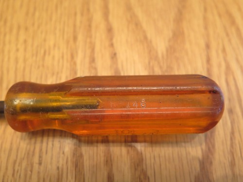 Xcelite Mixed Lot Flat, Phillips Head Screwdrivers, Amber Handle, Lot of 6 - Picture 10 of 17