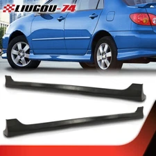 Fit For TOYOTA COROLLA 2003-2008 S Style Add-On Side Skirts Body Kit