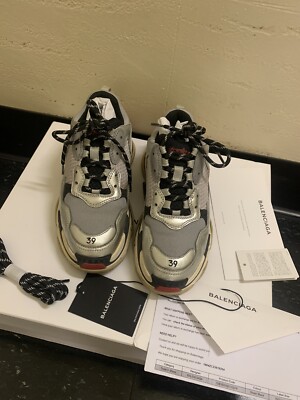 100% authentic Balenciaga Triple S “Silver” 2018 | eBay
