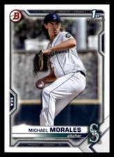 2021 Bowman Draft Michael Morales 1st Bowman #BD-160 Mariners ~ $.99 Ship!