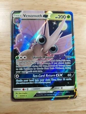 Venomoth GX 12/214 Unbroken Bonds NM Ultra Rare Pokemon Card