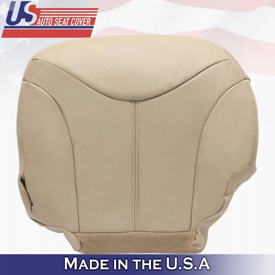 Cubierta de asiento de cuero marrón oscuro para GMC Yukon XL SLT SLE 2001 2002 para parte delantera inferior del conductor Foto 3 de 4