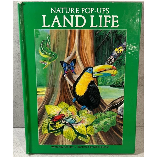 Nature Pop-Ups - Land Life by Ken Hoy - Illustrated by Mike Peterkin - Good