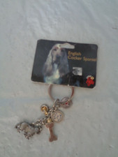 New - Little Gifts - English Cocker Spaniel Dog - Keychain Charms