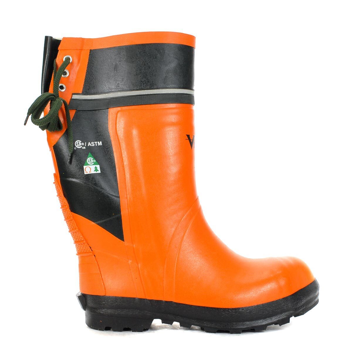 Viking Men's Timberwolf Black/Orange CSA Steel Toe Work Boots | eBay