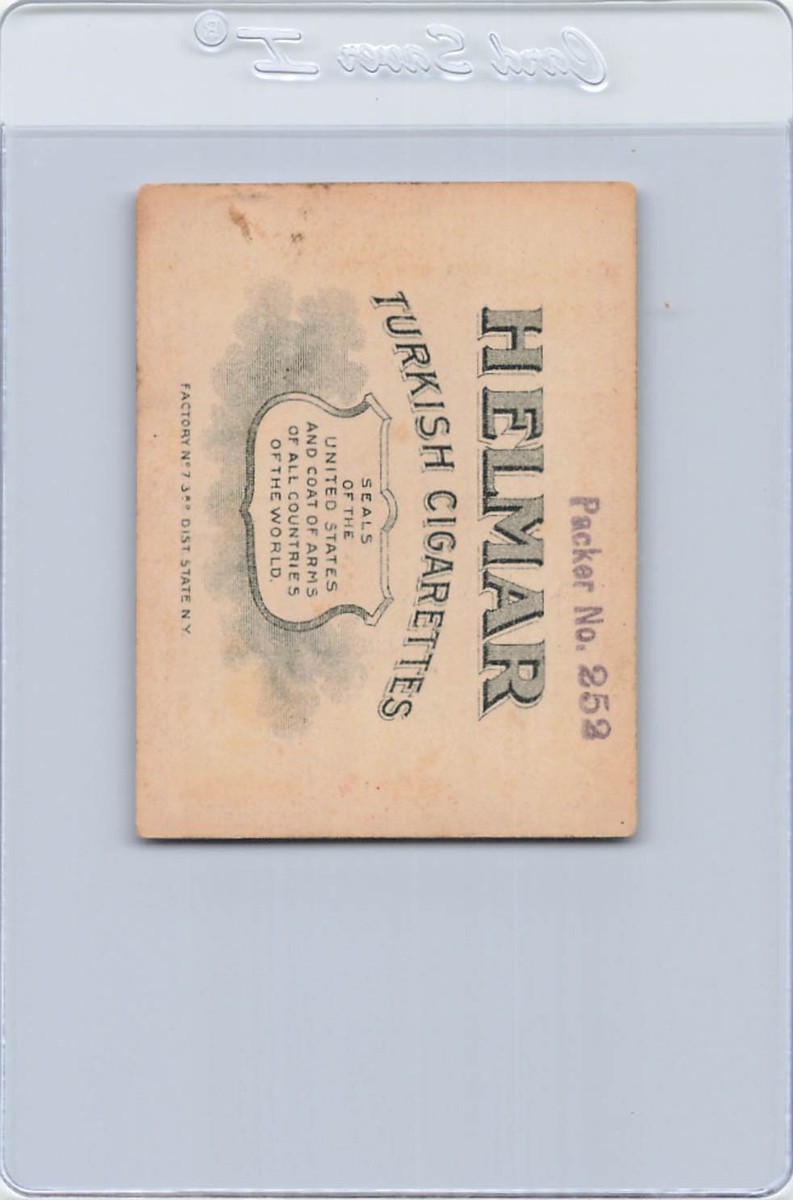 252 cigarettes 1910 Turkish Cigarettes Seals of US & World Great Britain EX *DA-D753
