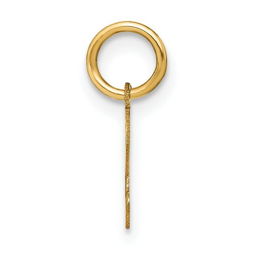14K Yellow Gold Lowercase Letter E Initial Charm XNA1383Y/E - 第 2/4 張圖片
