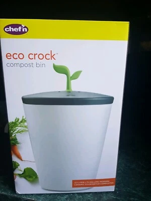 Eco Crock Kitchen Benchtop Compost Bin Other Kitchen Dining
