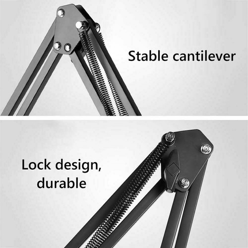 360° Adjustable Flexible Long Arm Tablet Stand Lazy Bed Phone Holder Desk Mount - Picture 6 of 7