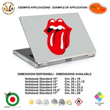 Red tongue sticker notebook tablet sticker picture singer print pvc 1pc