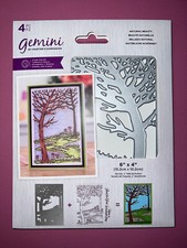 Crafters Companion Gemini 4 PC Natural Beauty Stamp and Die 6" x 4"