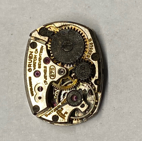 Vintage Gruen Precision Watch Movement Parts Repair 