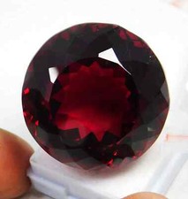 Round Cut Rare Almandine Red Garnet 150 Ct Natural EGL Certified Loose Gemstone