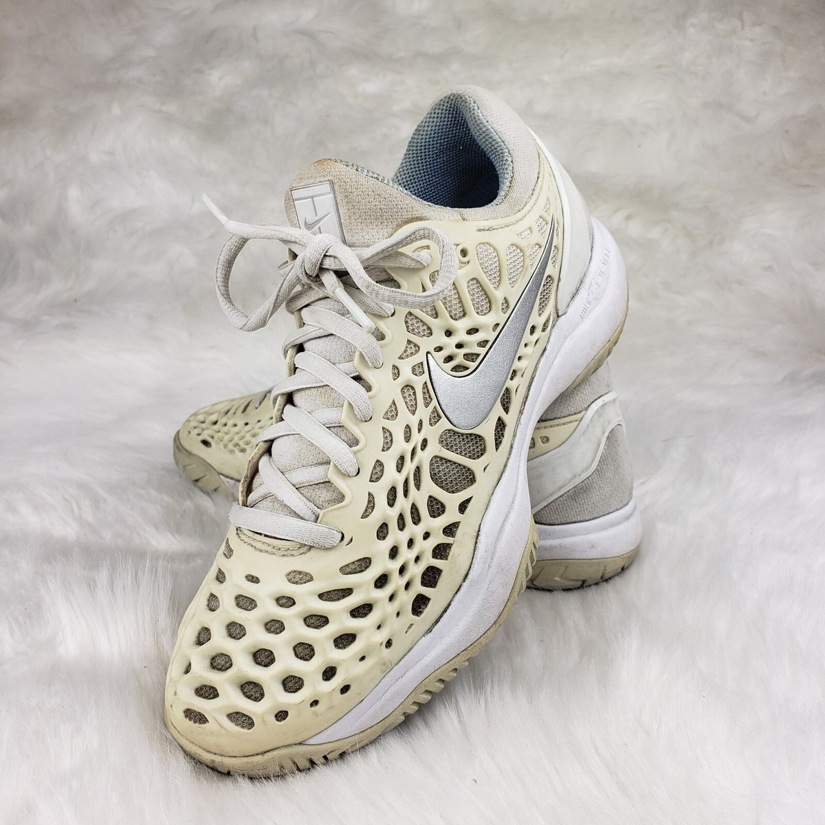 Size 7 - Nike Air Zoom Cage 3 HC White Silver W for sale