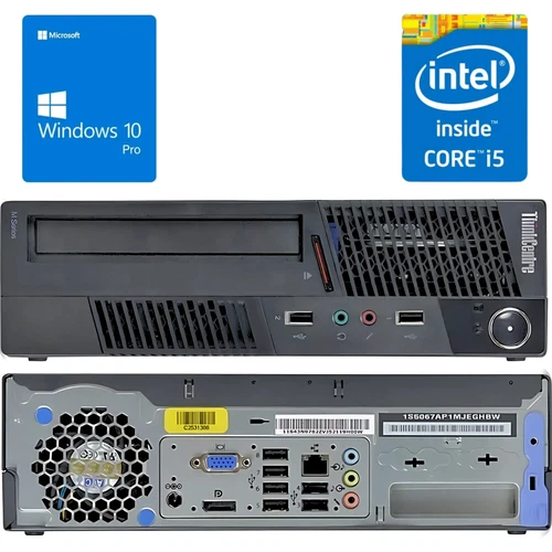Lenovo ThinkCentre M91p (USFF) mini PC i5-2400s 8/16GB - 0/240/480/960GB Win 10