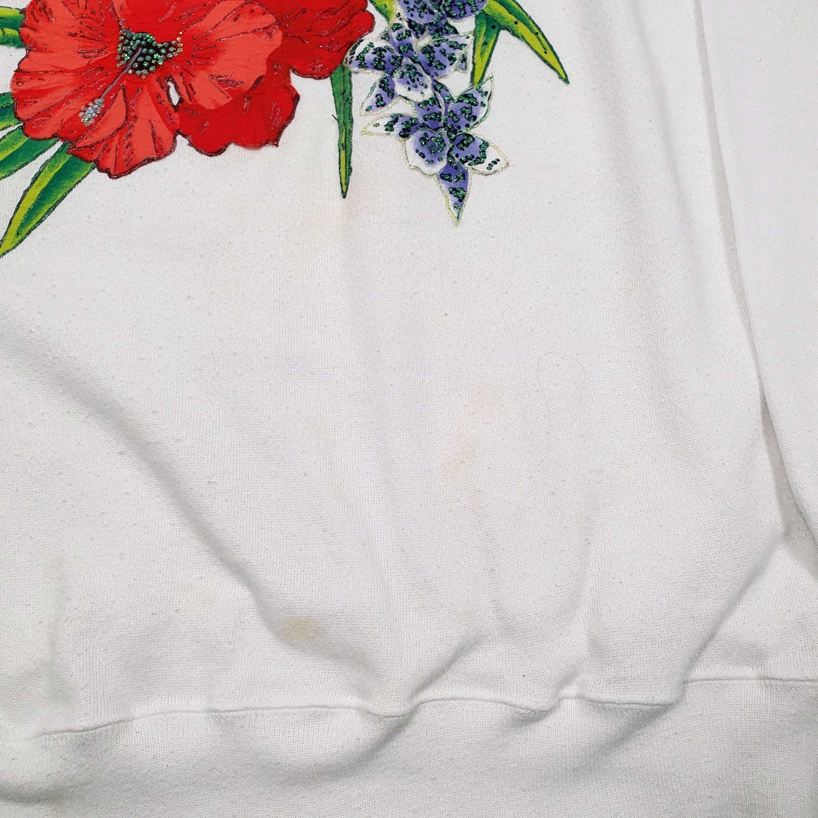 Mens HANES HER WAY Cotton Crewneck Jumper Sweatshirt L image 4