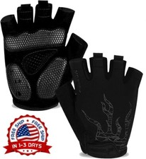 Guantillas Gym Guantes De Gimnasio Para Mujer Hombre Bicicleta Mu equeras NEW US
