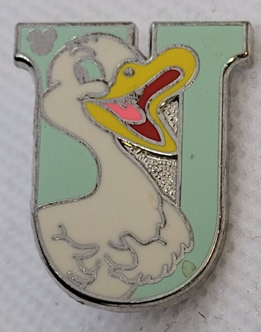 DISNEY Pin Trading ~ Alphabet Letters ~ 'U' Ugly Duck  21/26 ~Hidden Mickey~2011
