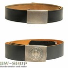 ORIGINAL BUNDESWEHR GÜRTEL / KOPPEL HEER BW LEDERGÜRTEL LEDERKOPPEL DIENSTKOPPEL