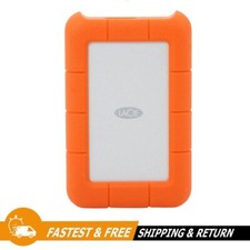 LaCie Rugged Mini USB3.0 1TB Portable External Hard Drive, Orange LAC301558-RC
