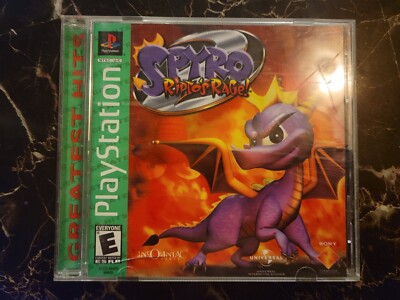 Spyro 2: Ripto's Rage (Sony PlayStation 1, 1999) Greatest Hits. Tested. Complete