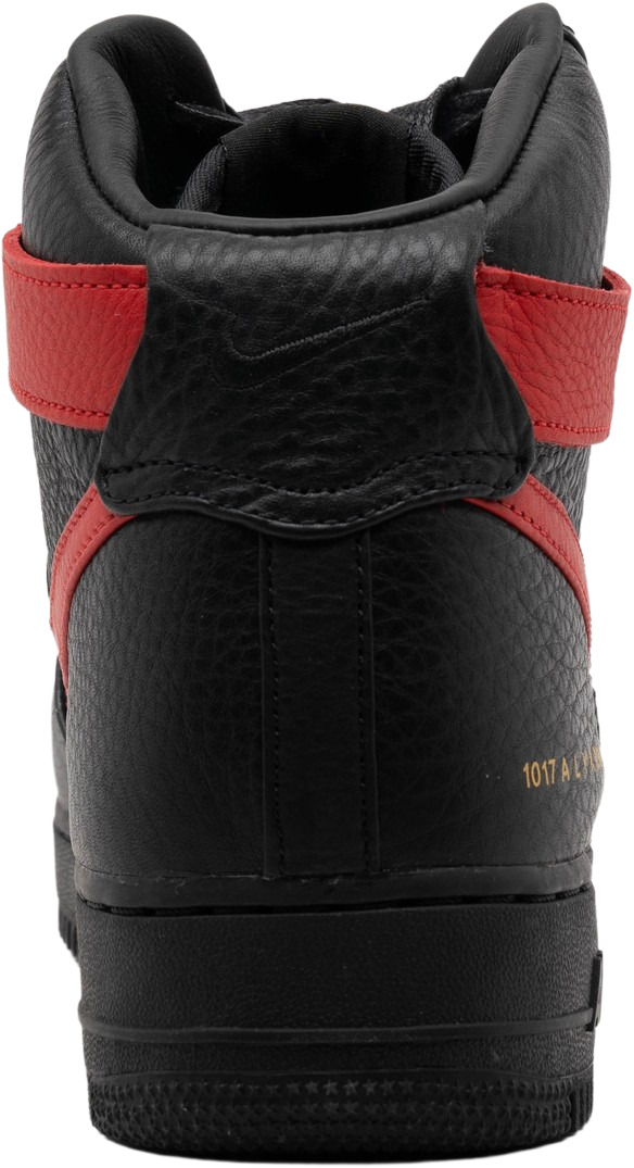 Alyx x Nike Air Force 1 High University Red Black CQ4018-004 