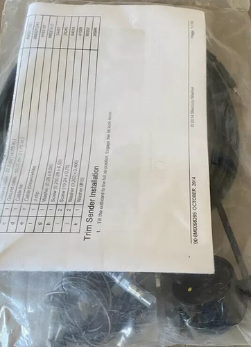 Mercury Quicksilver OEM# 8M0098273 Trim Sender Kit- Black - Picture 2 of 3