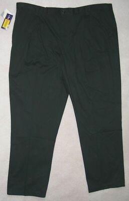 NWT Mens BLUE GENERATION SIZE 48x32 RELAXED Black HEAVY COTTON KHAKIS Pants