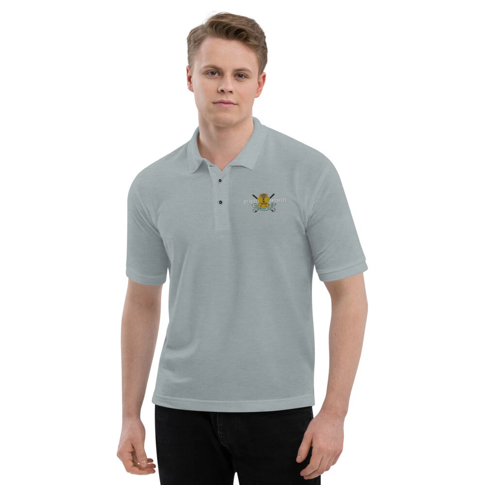 Bushwood Country Club Premium Embroidered Polo - Dancing Gopher