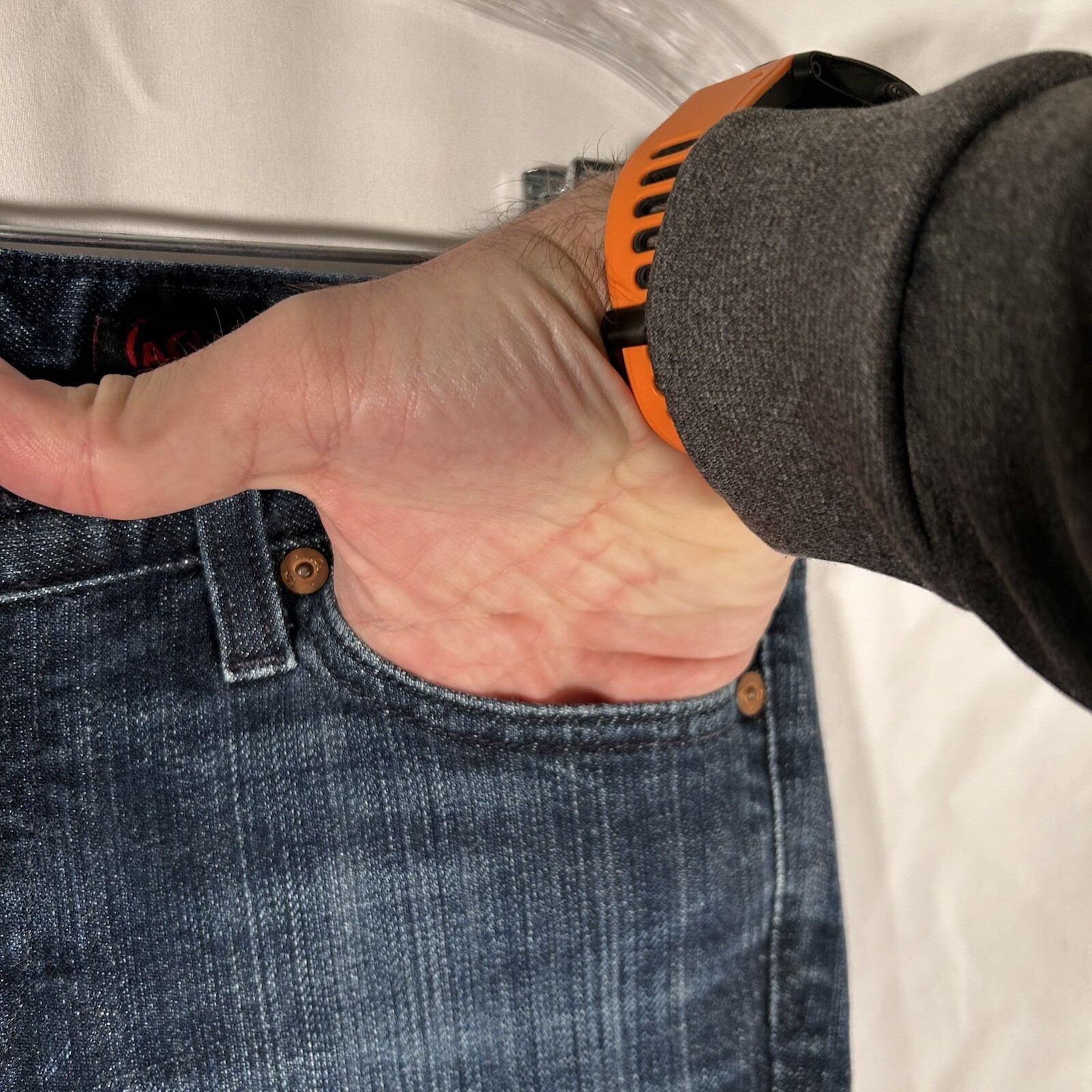 Adriano Goldschmied Jeans Women's 27R Dark Wash Blue Low Rise Cotton Blend Club thumbnail 4