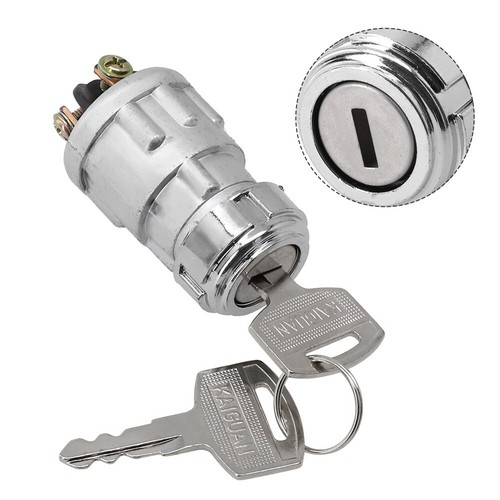 Interruptor de arranque de encendido universal para coche barco motocicleta 3 posiciones con 2 llaves - Imagen 12 de 12