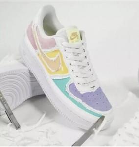 Nike Force 1 07 - Tear Away - Texture Reveal - Arctic Punch/Sesame UK6.5  EU40.5 | eBay