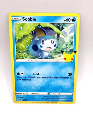 sobble pokemon card mcdonalds 2021 Pokmon McDonald's Collection 24/25 CGC 8.5 NM/Mint+ Oblivion Collectibles If heads Sobble 024/025 McDonald's 25th Anniversary