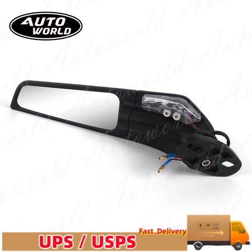 Espejo retrovisor lateral con intermitente LED para Aprilia RSV4 R RF RR APRC de fábrica - Imagen 8 de 13