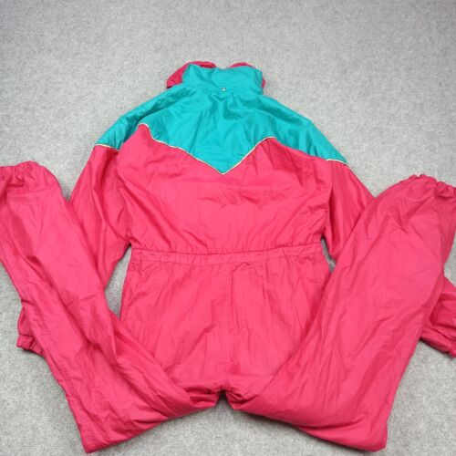 Skimer Vintage Womens One Piece Ski Suit D-40 US-10 Size L Made in France Large - Picture 2 of 17