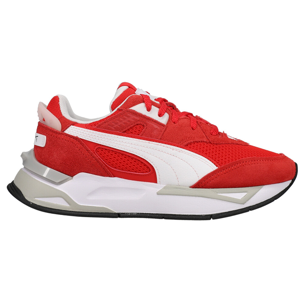 Молодежные красные кроссовки Puma Mirage Sport Heritage на шнуровке для мальчиков 384775-