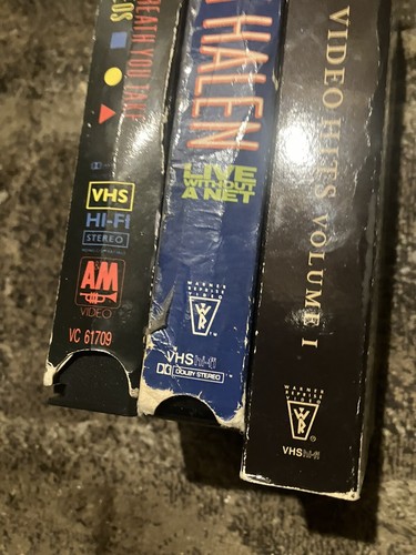 Vintage Lot Van Halen/ The Police Rock Band Special Release Vhs Movie Bundle 90s - Picture 14 of 17