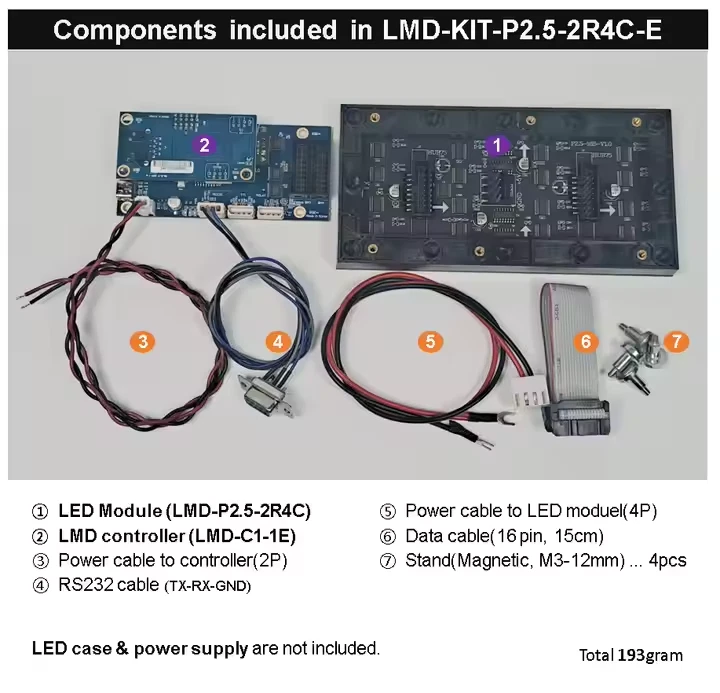 Variable message sign for PLC PC IoT MCU Robot by RS232 TTL Ethernet Interface - Image 2 of 4