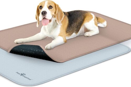 Paw Inspired Washable Dog Pads, Reusable Puppy Pee Wee Training Pads 35x22 2Pack