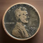 1921-S Dark Lincoln Wheat Cent Sold As Pictured Coin #2333
