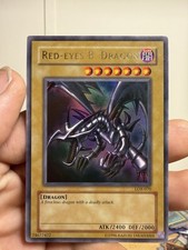 Red-Eyes B. Dragon LOB-070 Yu-Gi-Oh Legend of Blue Eyes Vintage Holo