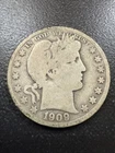 1909-S Silver Barber Half Dollar