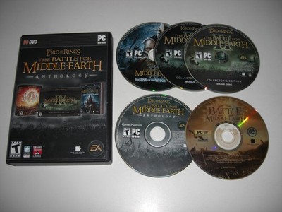 LOTR Battle For Middle Earth ANTHOLOGY inkl. 1 II & Rise Of The Witch-King PC USA