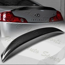 For 2003-2007 Infiniti G35 Coupe STP-Style Carbon Fiber Trunk Lid Spoiler Wing