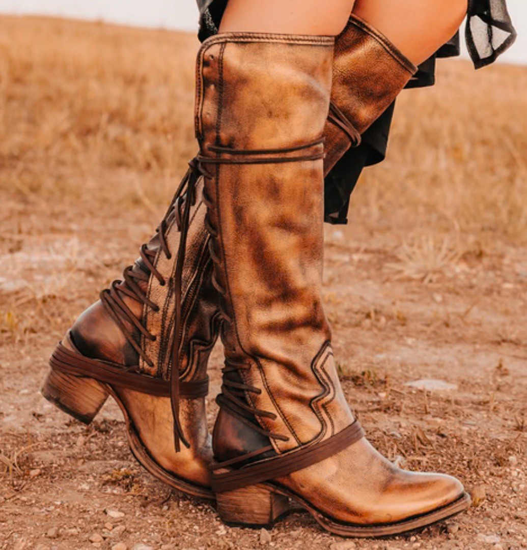 New Freebird by Steven Women Coal Bronze Boots Size