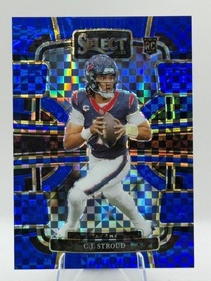 2023 Select C.J. Stroud Rookie Blue Prizm # /199 #41 Texans Concourse RC SN SP