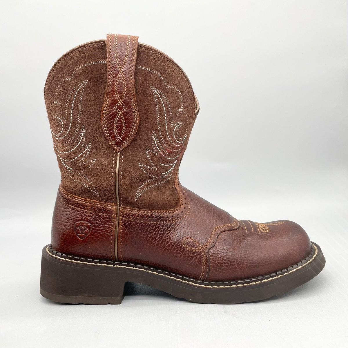 Ariat Womens Fatbaby Heritage Dapper Boots Brown Leather