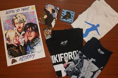 Yuri!! on Ice 7pc Official Merch Lot Victor Nikiforov Yuri Katsuki Crunchyroll